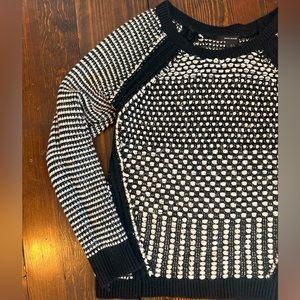 DKNY Black and White Sweater (Medium)